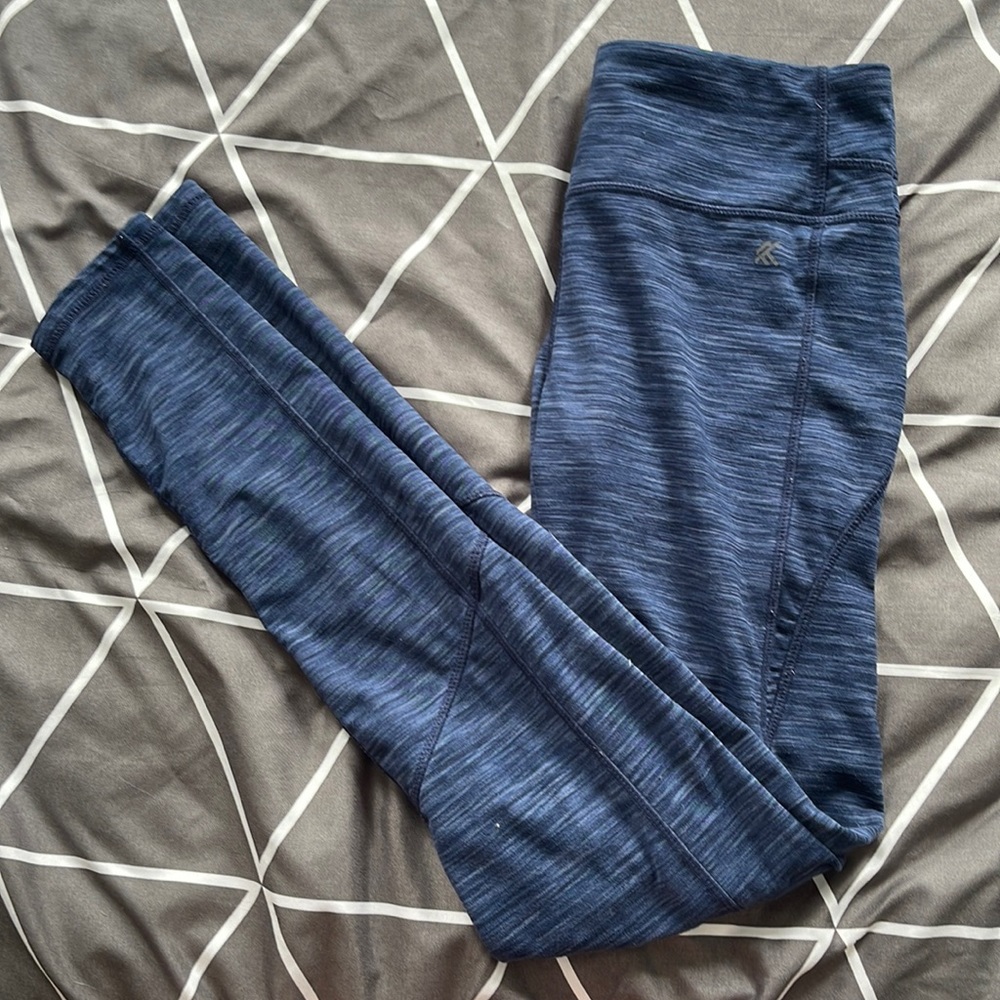 Blue Yoga Leggings